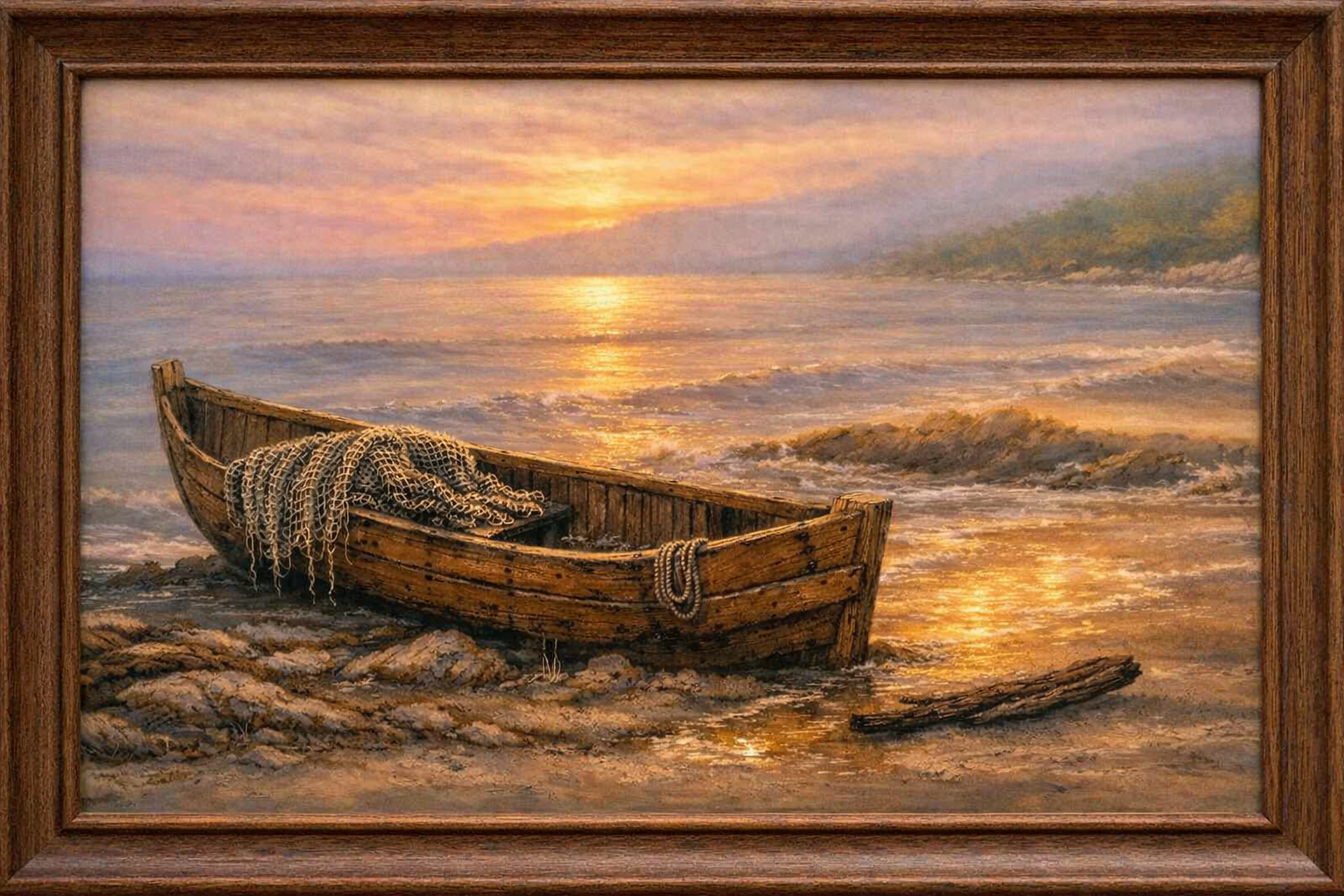 abandoned boat